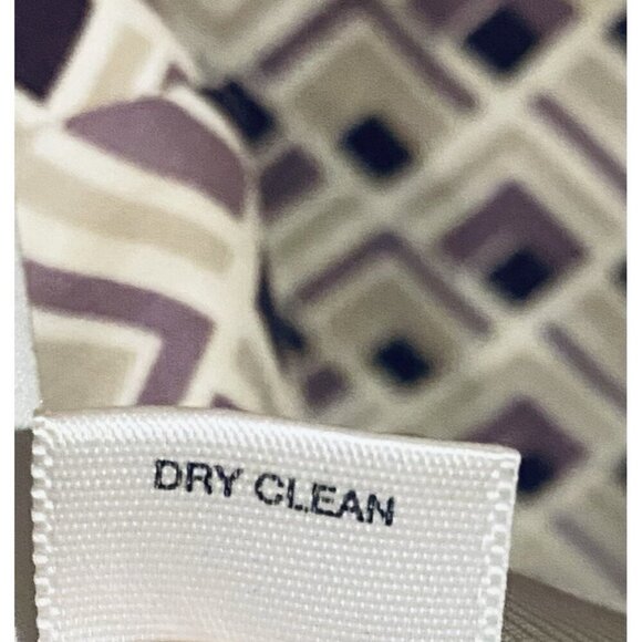 LOFT Jacket Womens Medium Geo Print Car Coat Button Up Lined Retro Y2K Preppy - Picture 6 of 6